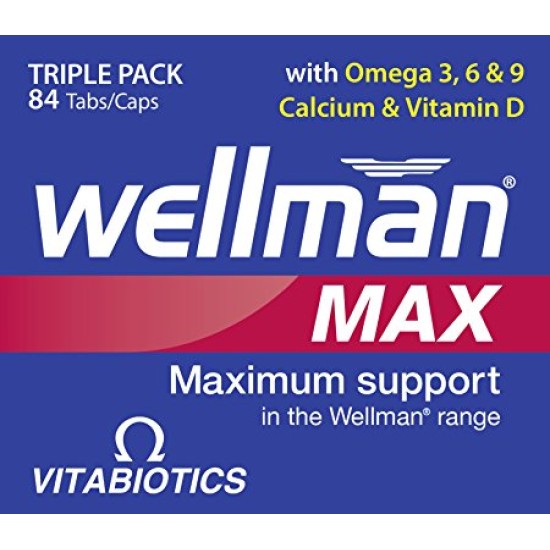 Vitabiotics Wellman Max 84 Tablets